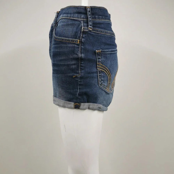 Hollister Womens High Rise Denim Shorts Size 28 - Picture 2 of 5
